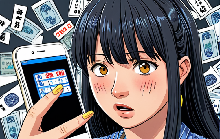 **

A frustrated woman looking at her smartphone bill, which is comically large and overflowing with yen signs (¥¥¥). In the background, subtle images of high-speed data usage (streaming video, online gaming) are visible. The overall mood is slightly exasperated but also determined, hinting at her resolve to find a better plan. Style: Clean, modern illustration, possibly with a slight manga influence in the character's expression. Colors: Mostly cool blues and grays, with pops of red and yellow to emphasize the high cost. Text (subtle): 料金高すぎ！ (Ryōkin takasugi! - "The bill is too expensive!")

**